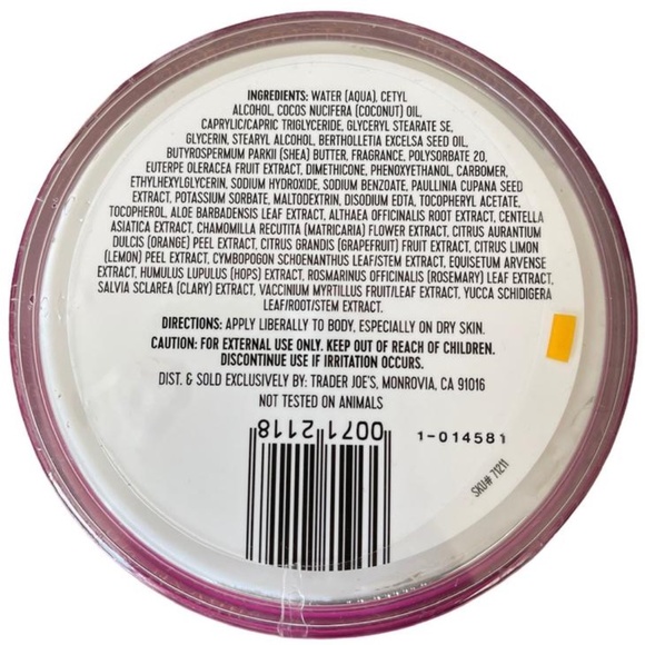 Trader Joes Bath & Body Trader Joes Brazil Nut Body Butter Limited